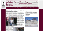 Desktop Screenshot of myershomeimprovements.com